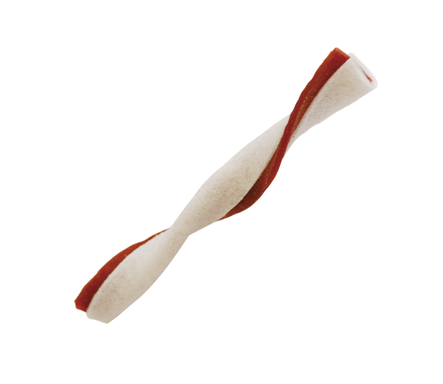 Dentalight Rawhide Rolls Twist Dog Treats Chicken Flavor With Calcium 100 Grams